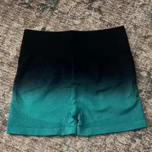 Women's Green and Blue Shorts