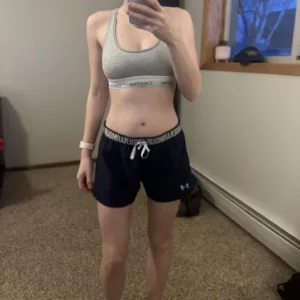 Under Armour Women's Navy and Grey Shorts