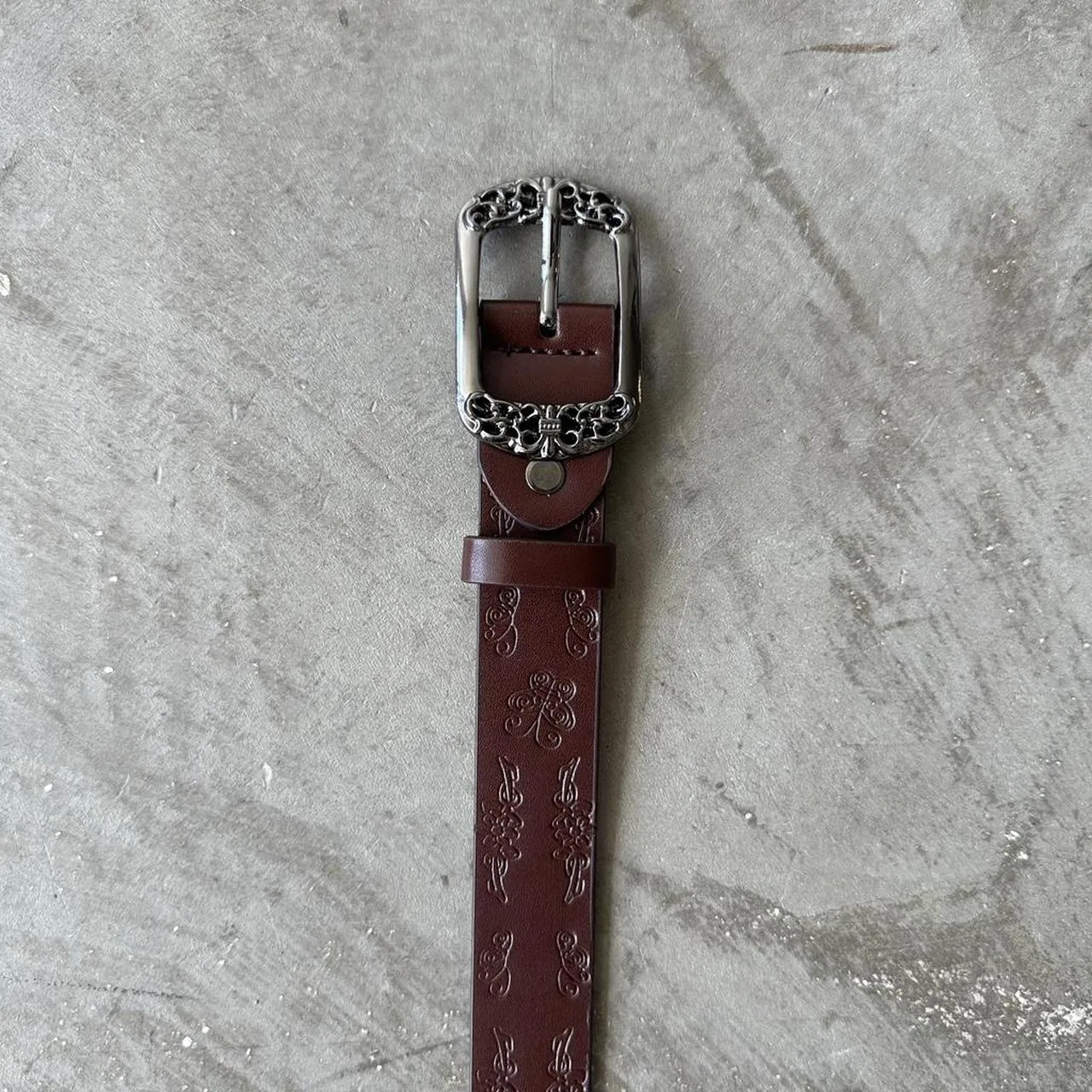 Women's White and Brown Belt - Image 7