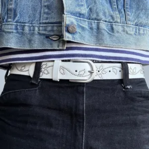 Women's Black and White Belt