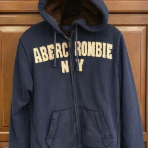 Abercrombie & Fitch Men's Navy and Blue Coat