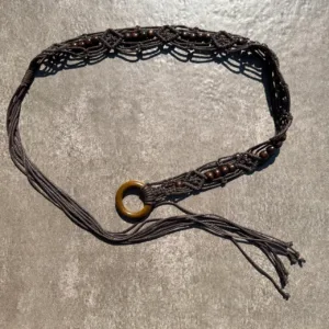 Women's Brown and Grey Belt