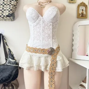 American Vintage Women's White Belt