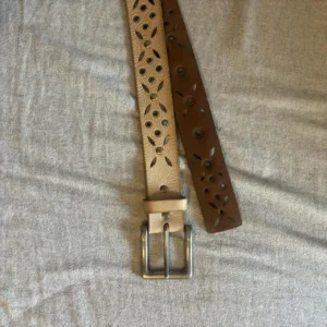 Women's Brown and Tan Belt