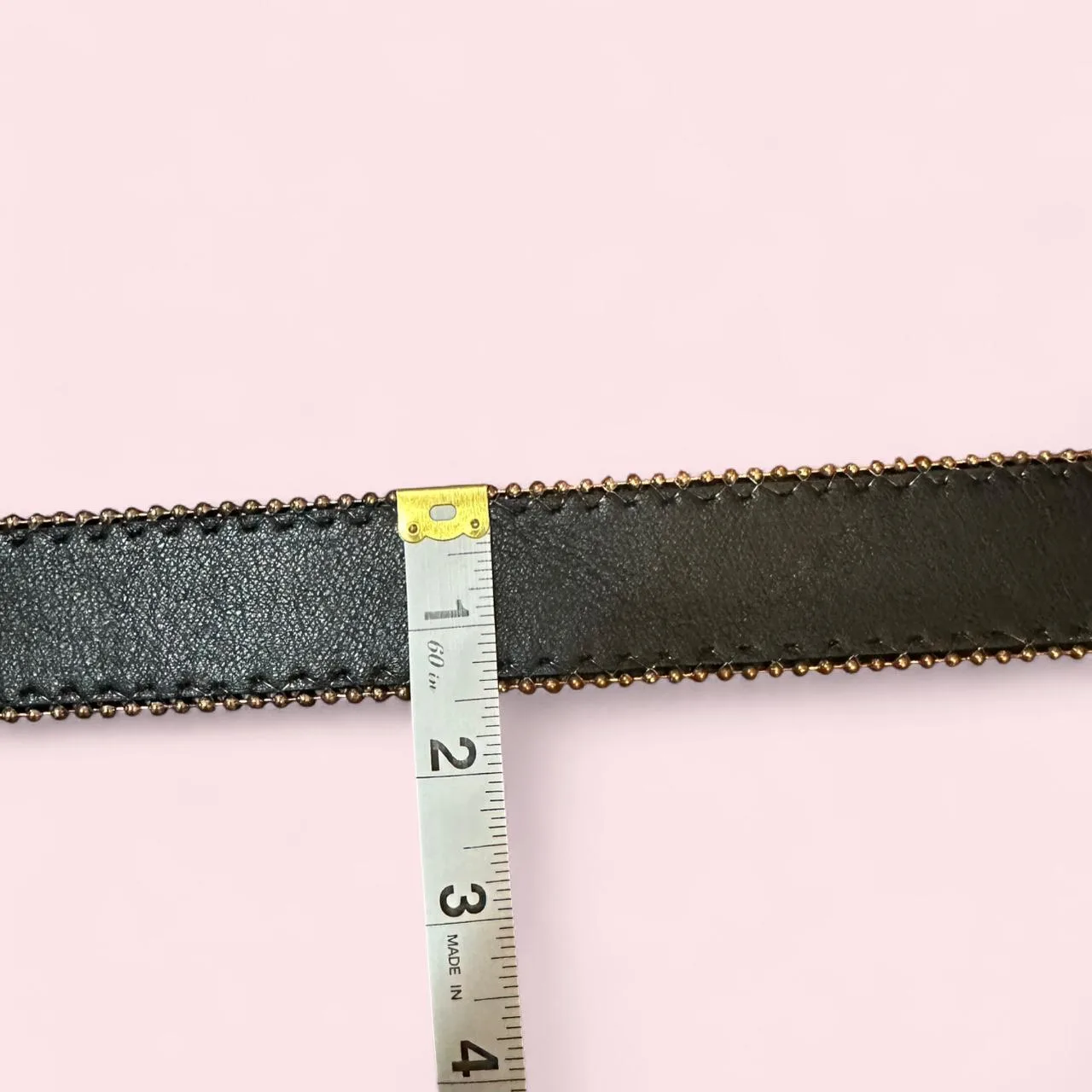 SHEIN Women's Black and Navy Belt - Image 3