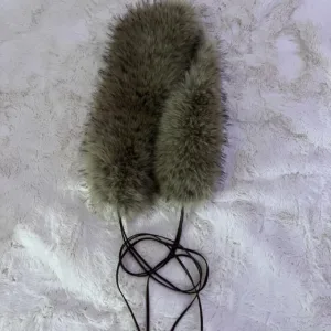 SHEIN Women's Grey and Brown Belt