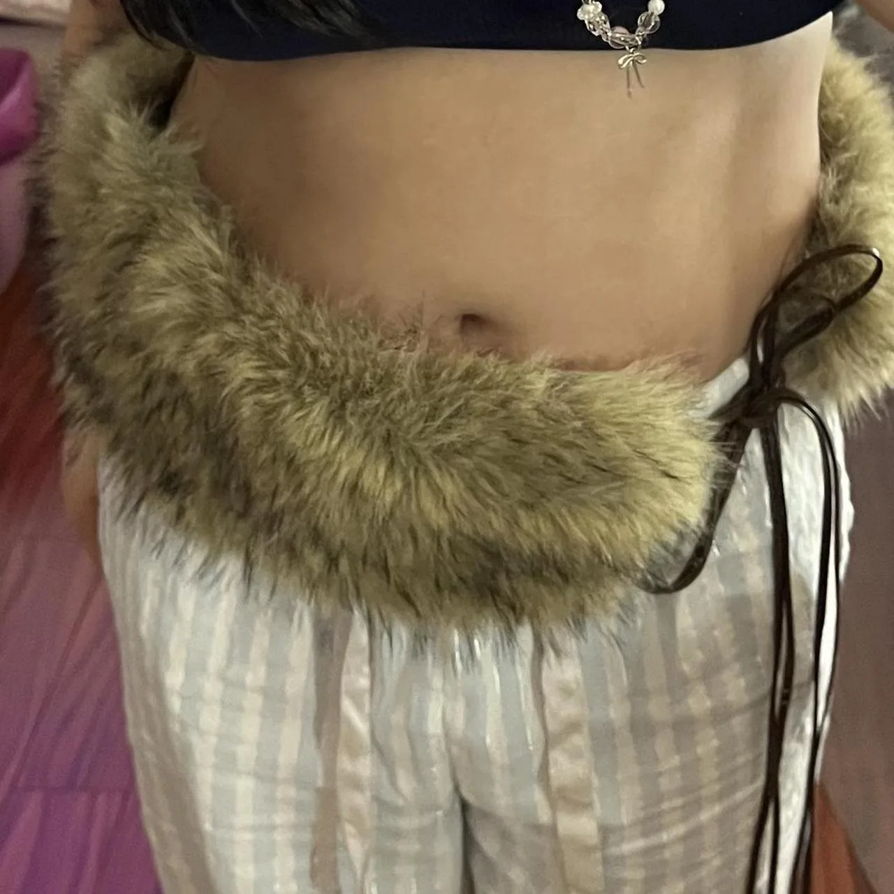 SHEIN Women's Grey and Brown Belt - Image 2