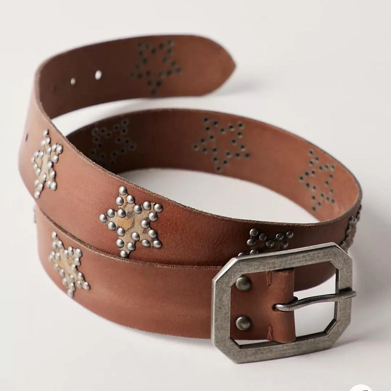 Free People Women's Brown and Black Belt