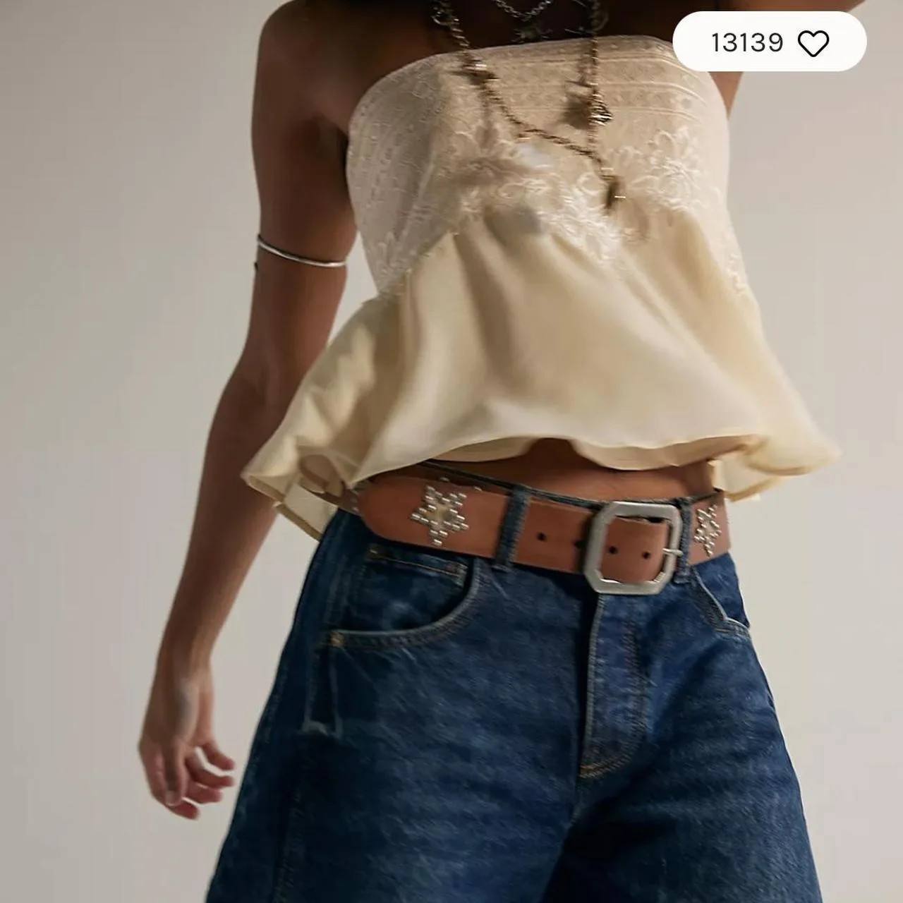 Free People Women's Brown and Black Belt - Image 2