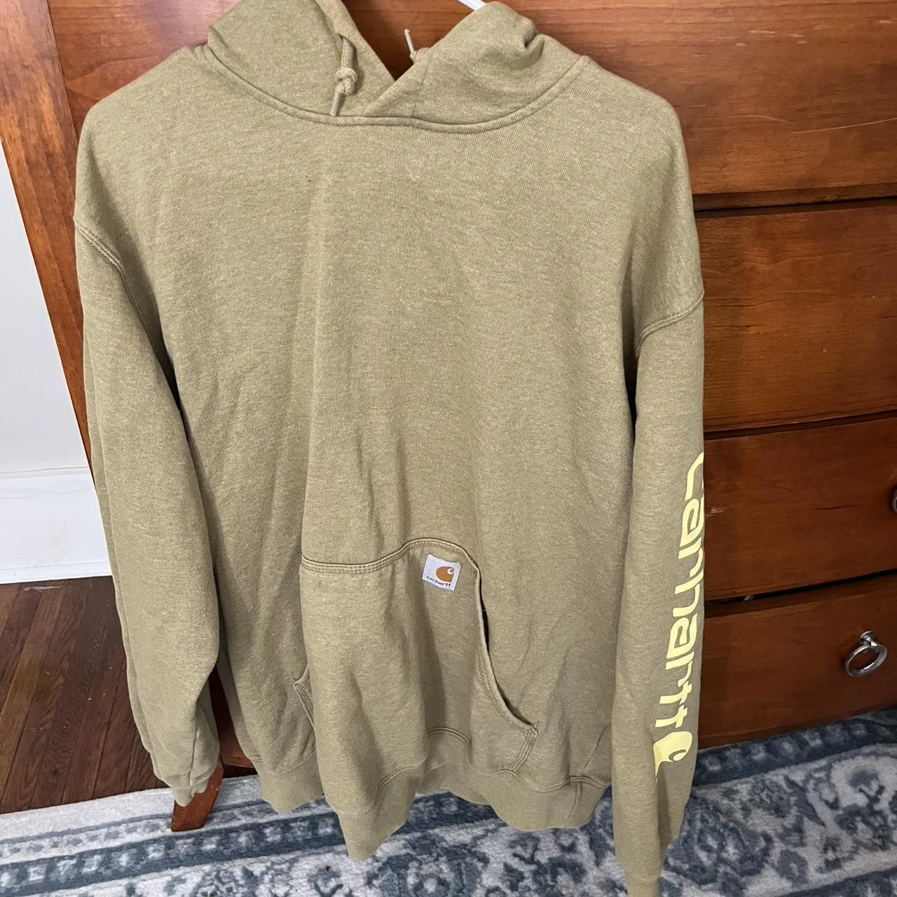 Carhartt Men's Khaki and Green Coat