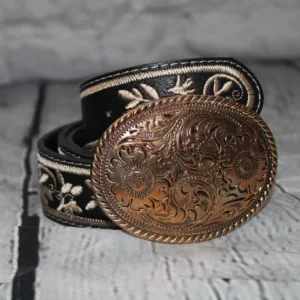 Fashion Nova Women's Black and Brown Belt