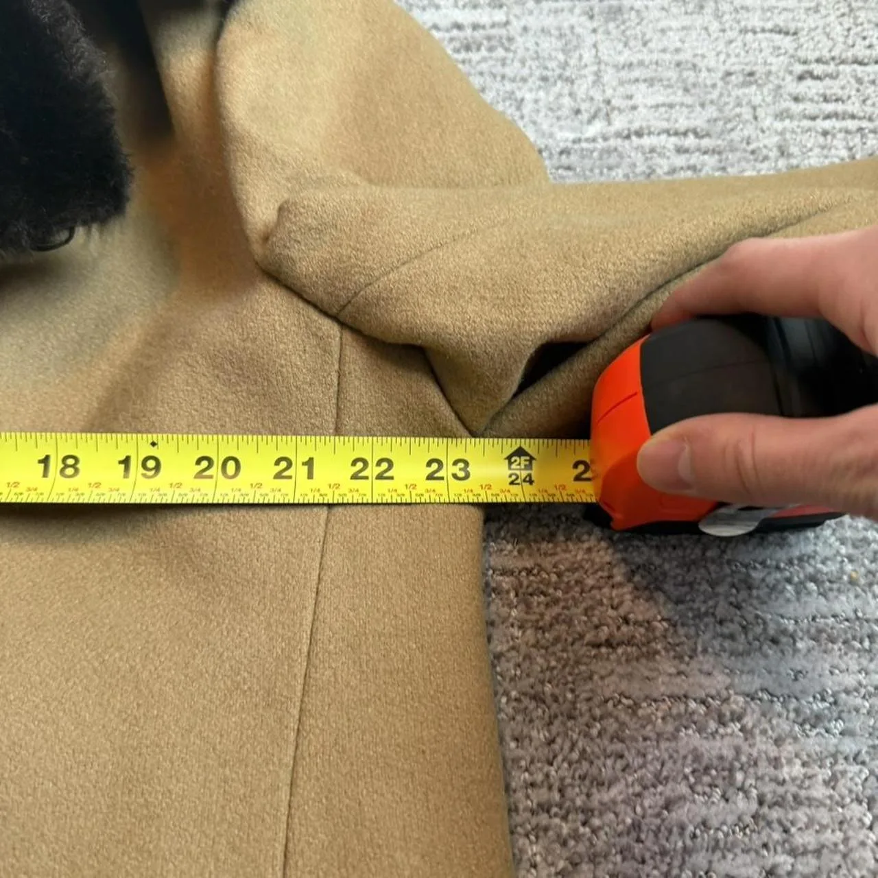 Sears Men's Brown and Tan Coat - Image 5