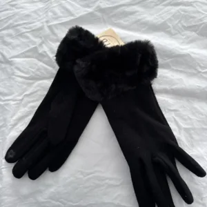 Women's Black Gloves