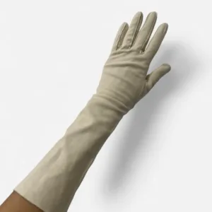 American Vintage Women's Cream and White Gloves