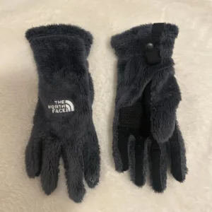 The North Face Women's Black and Grey Gloves