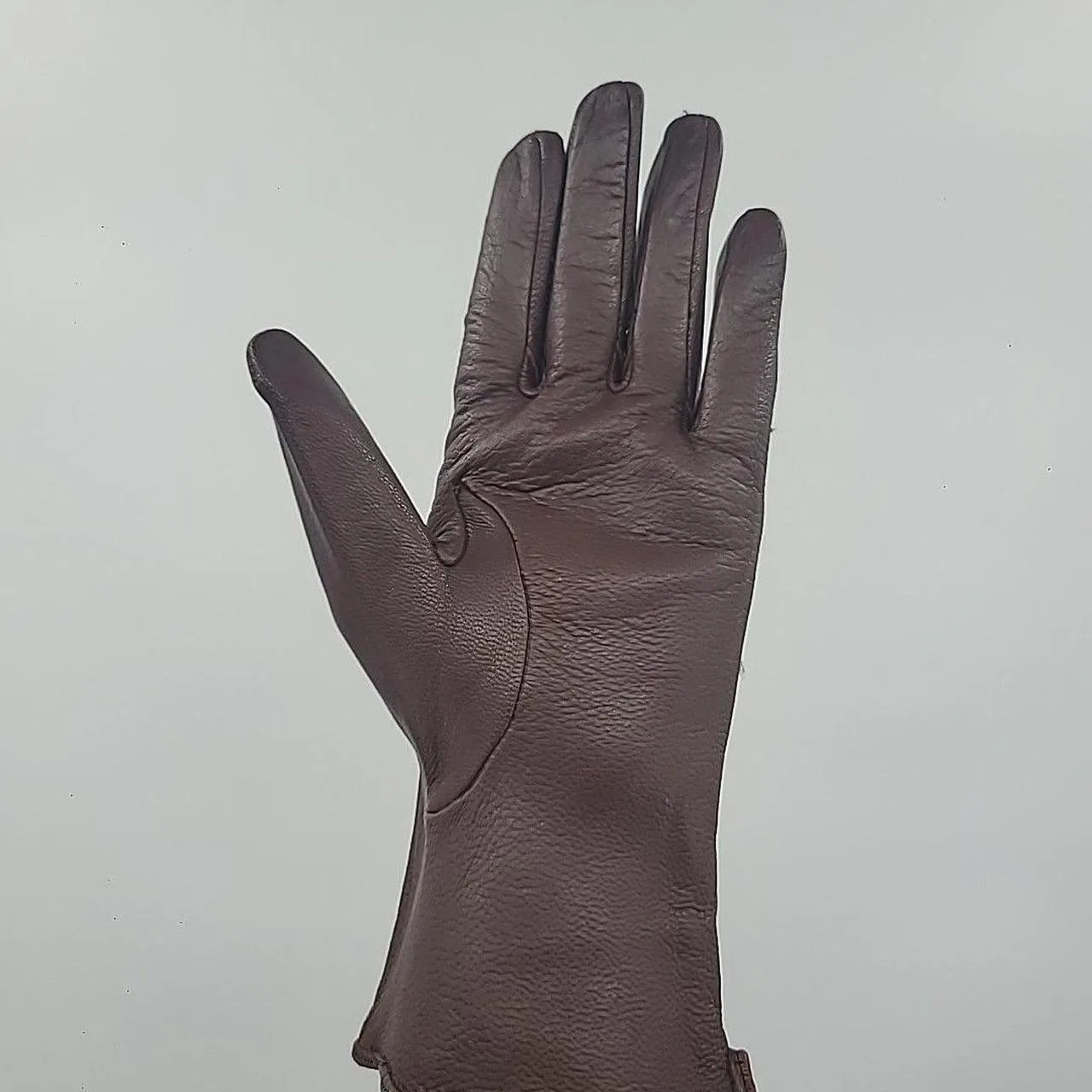 Women's Brown Gloves - Image 2