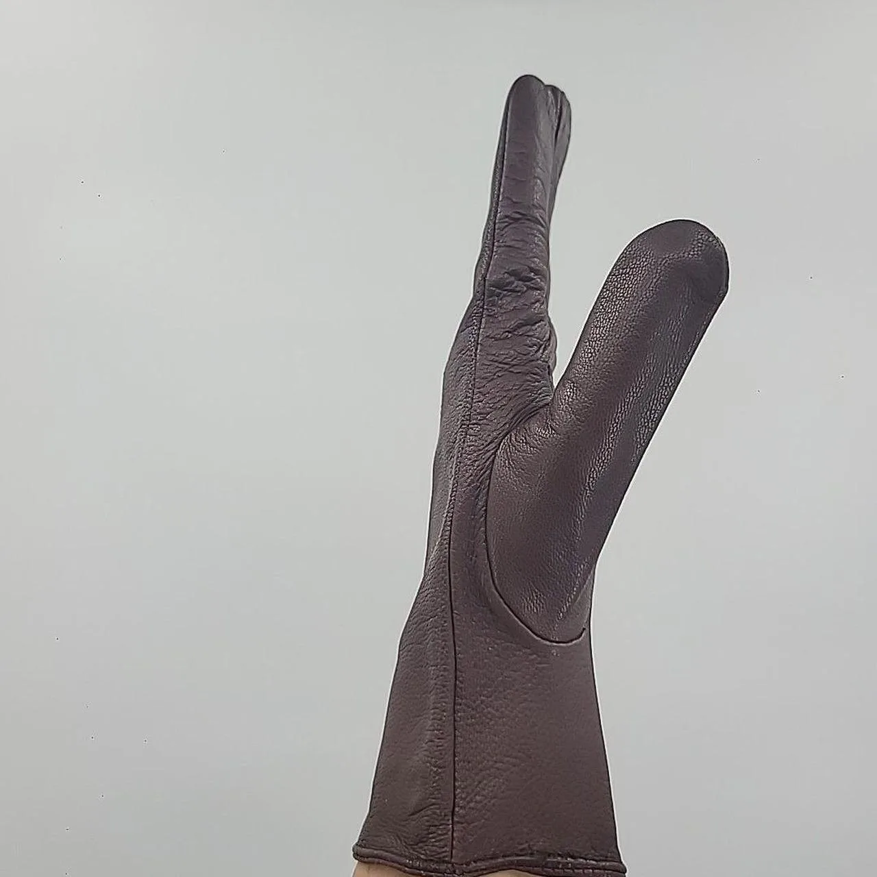 Women's Brown Gloves - Image 3