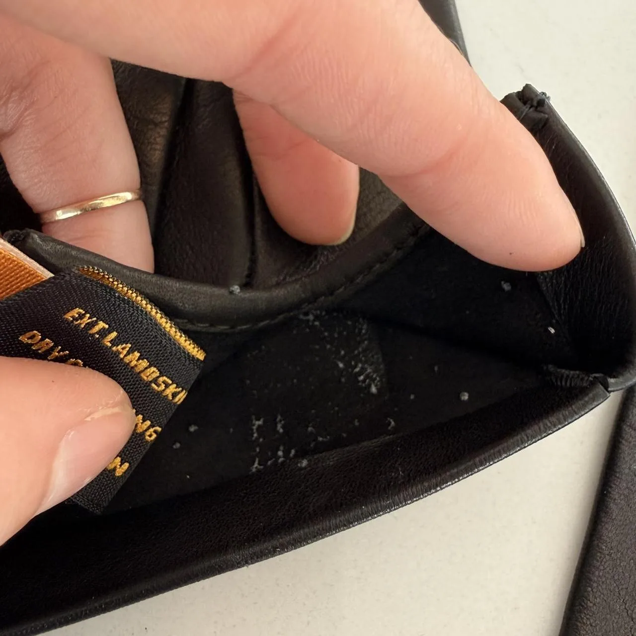 Women's Black Gloves - Image 6