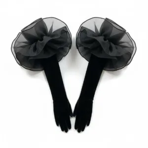 Women's Black Gloves
