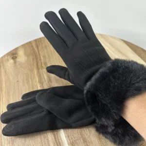 Women's Black Gloves