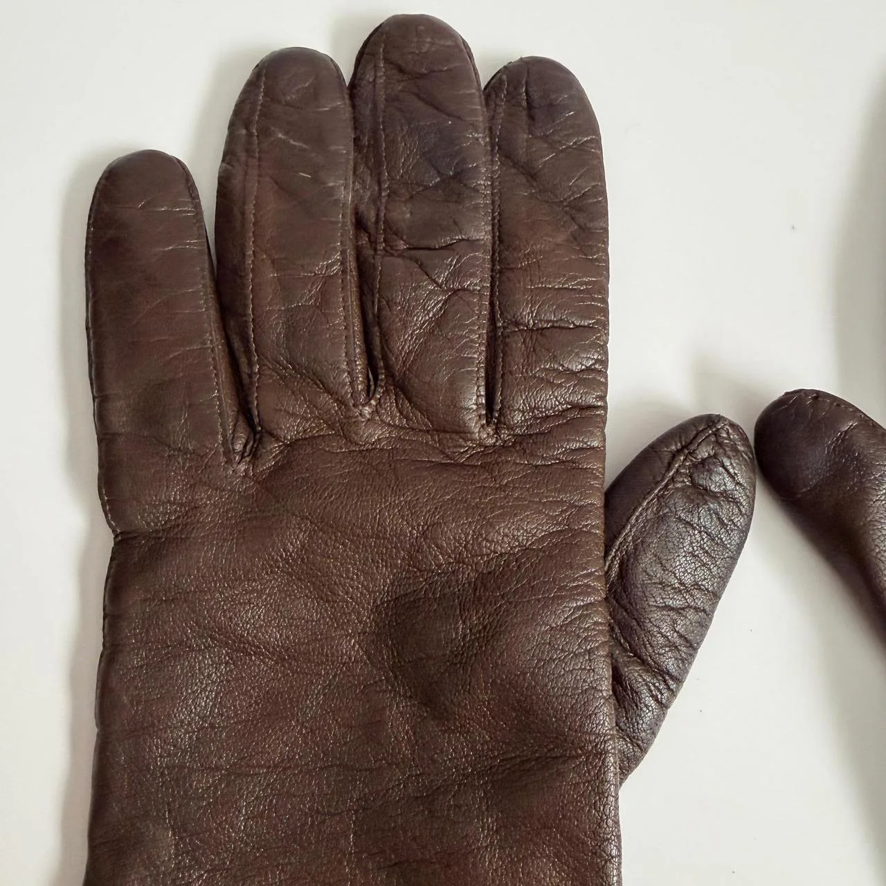 Women's Brown Gloves - Image 2