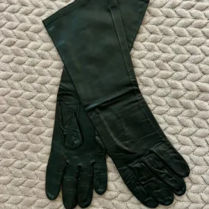 Women's Green and Black Gloves