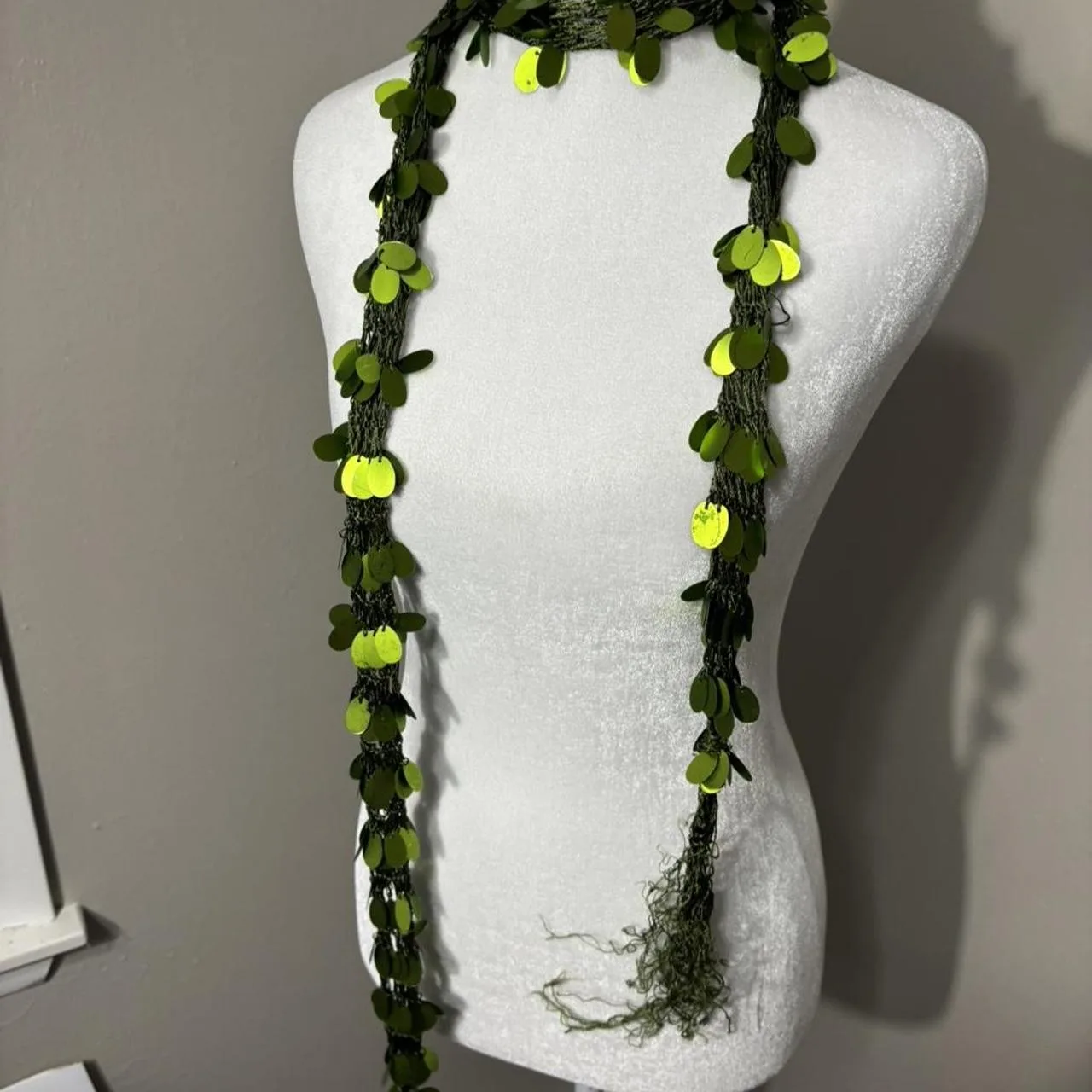 Women's Green Scarf-wraps - Image 4