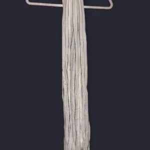 Women's Cream and Grey Scarf-wraps