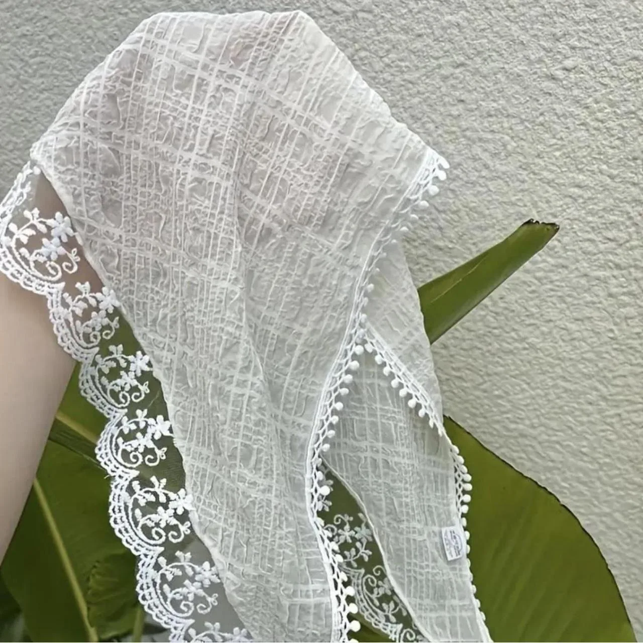 Women's White Scarf-wraps - Image 2