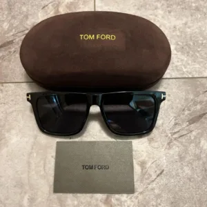 TOM FORD Men's Black and Brown Sunglasses