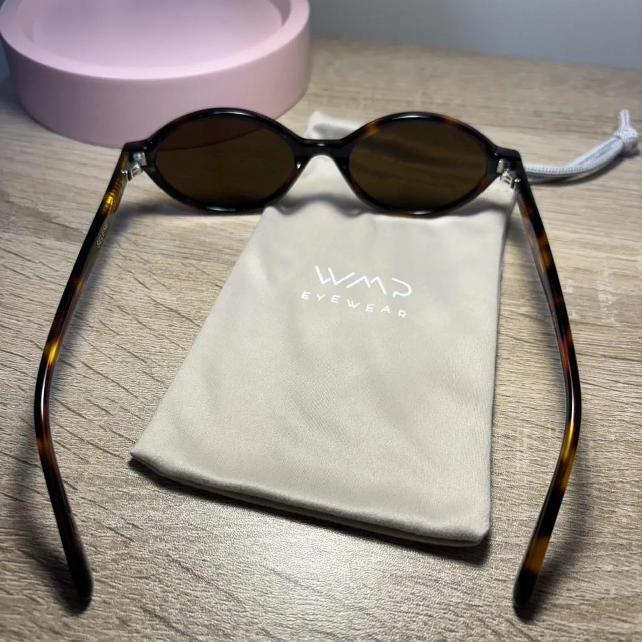 Women's Brown Sunglasses - Image 3