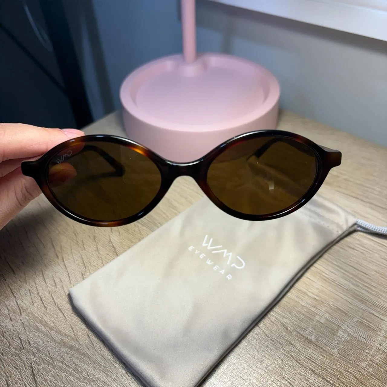 Women's Brown Sunglasses - Image 4