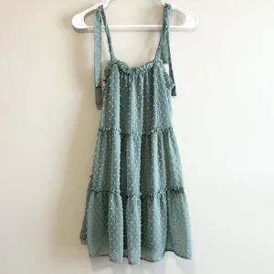 Altar'd State Women's Green and Blue Dress