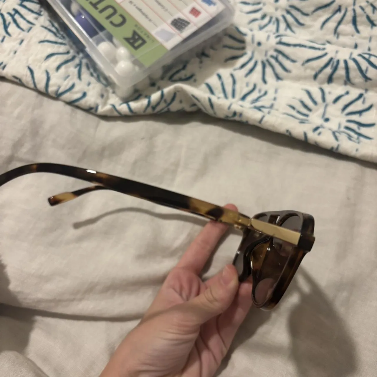 Women's Brown Sunglasses - Image 3