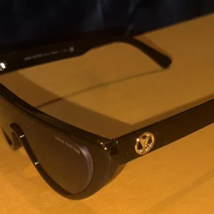 Women's Black and Brown Sunglasses