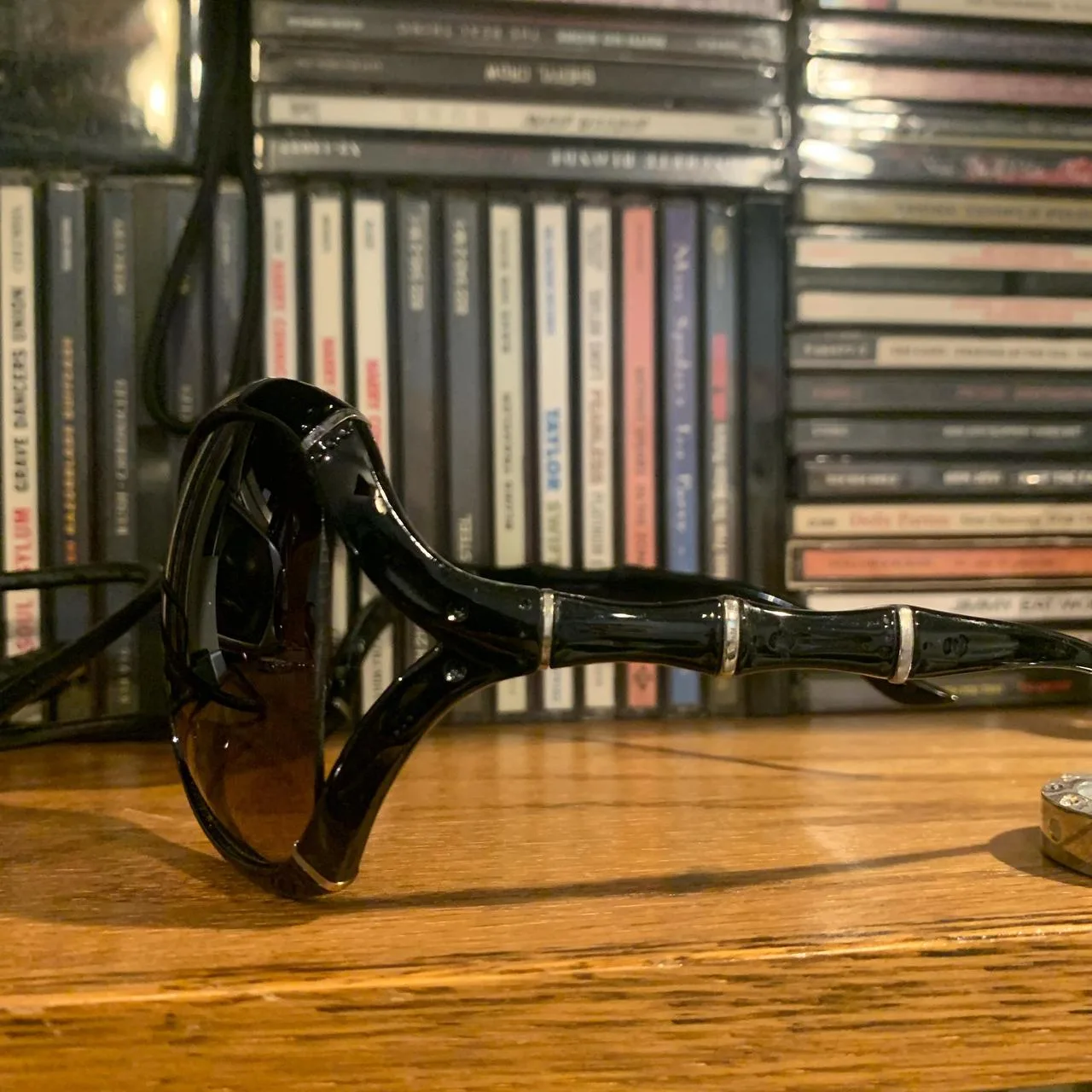 Women's Black Sunglasses - Image 2