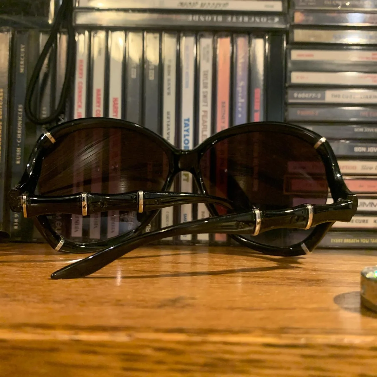 Women's Black Sunglasses - Image 3