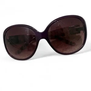 Women's Purple and Brown Sunglasses