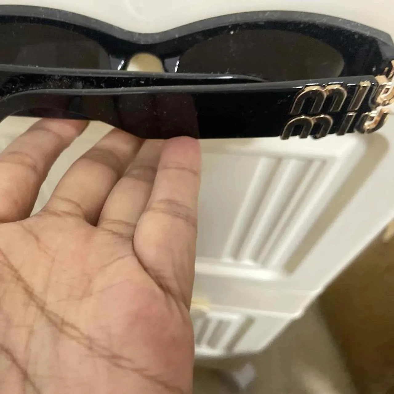 Miu Miu Women's Black Sunglasses