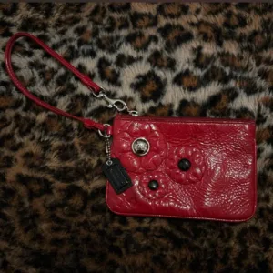 Coach Women's Red Wallet-purses