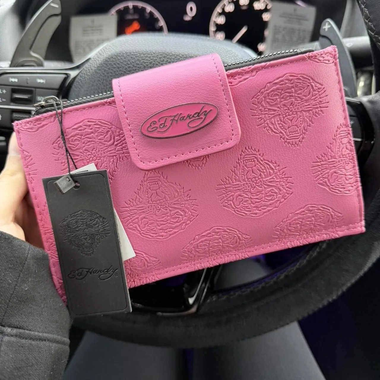 Ed Hardy Women's Pink Wallet-purses