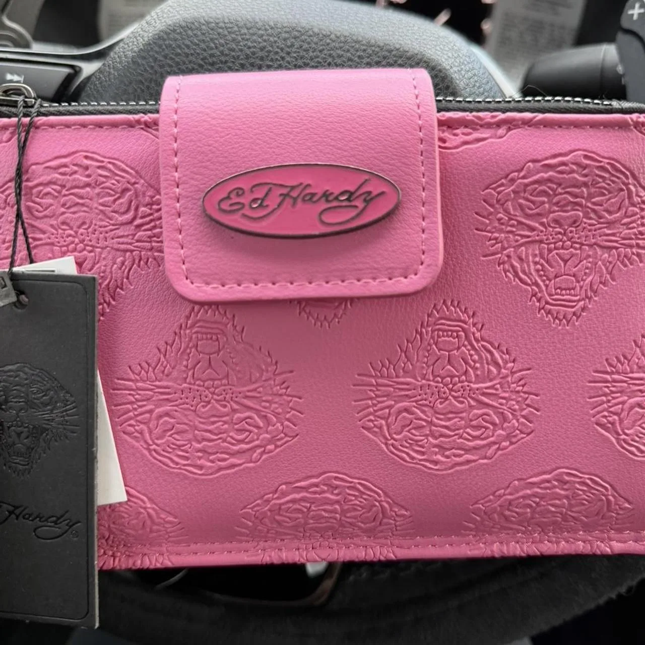 Ed Hardy Women's Pink Wallet-purses - Image 6
