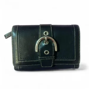 Coach Women's Black and Green Wallet-purses
