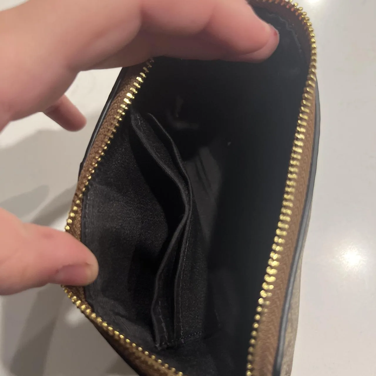 Coach Women's Brown and Tan Wallet-purses - Image 2