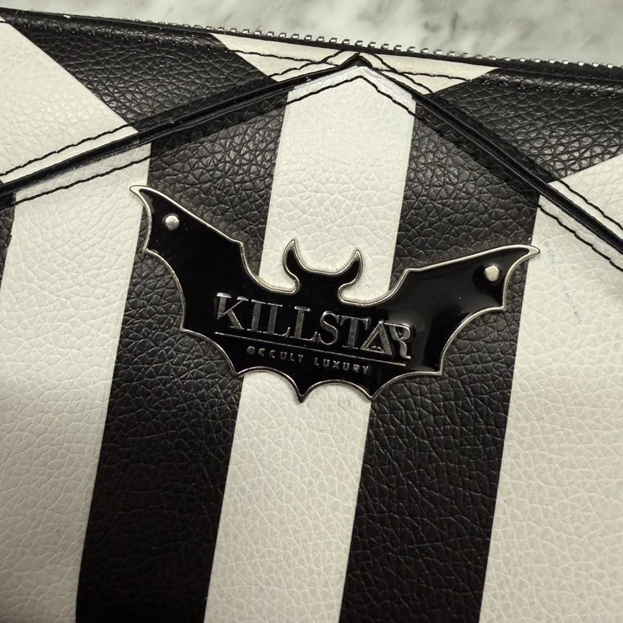 Killstar Women's Black and White Wallet-purses - Image 2