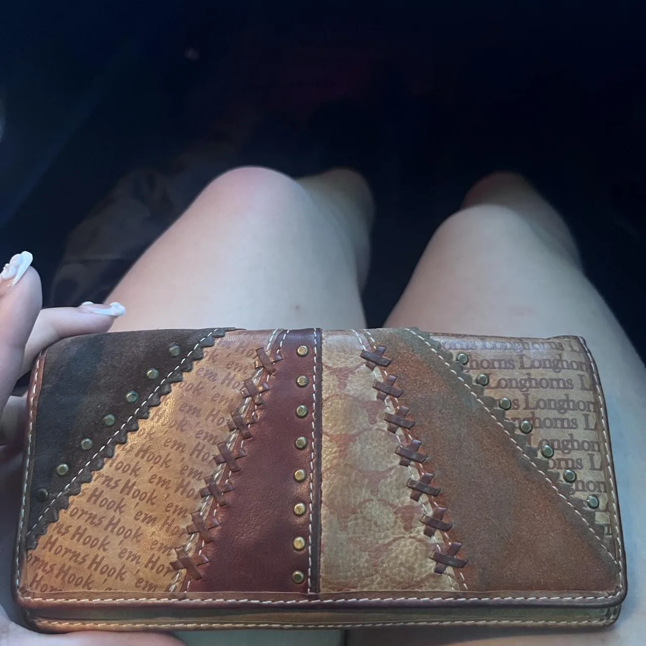Fossil Women's Brown and Tan Wallet-purses