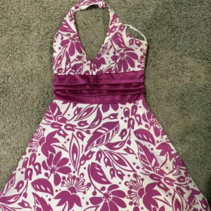 Women's Pink and Purple Dress