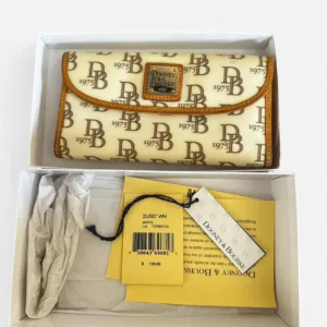 Dooney & Bourke Women's White and Red Wallet-purses