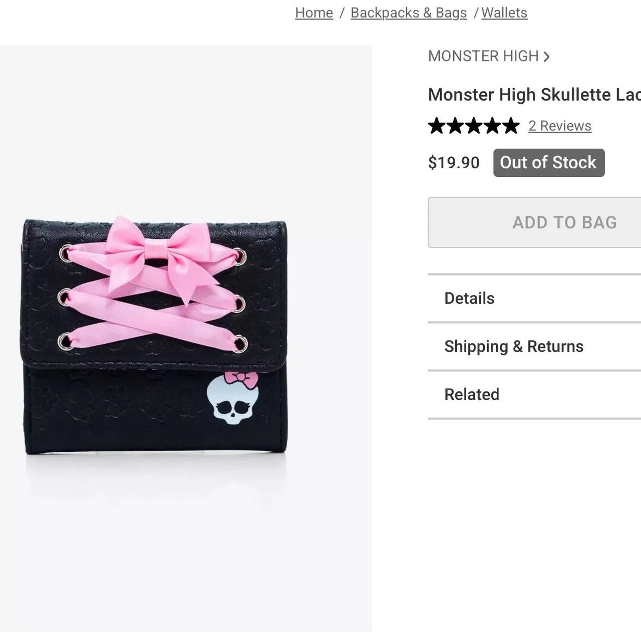 Hot Topic Women's Pink and Black Wallet-purses - Image 8