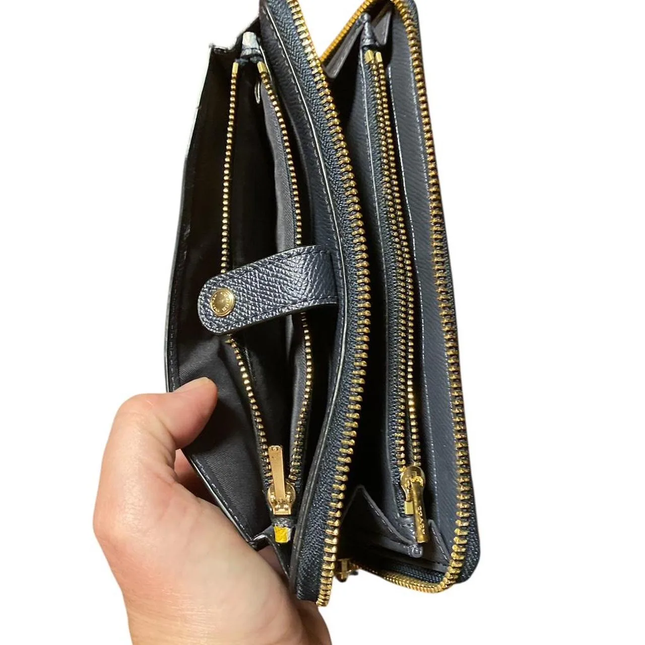 Coach Women's Black and Blue Wallet-purses - Image 3